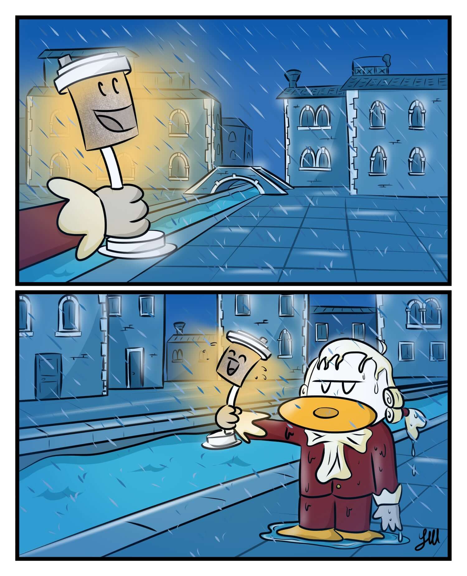 BIANCO D'ISTRIA - why is Venice so gleaming under the moonlight - Texlum