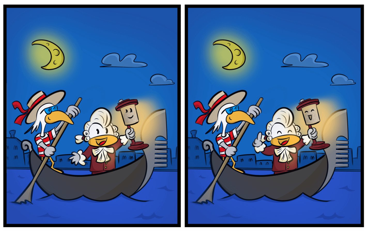 GONDOLA ECCENTRICA - a pecularity in common with the Eccentrica lamp - Texlum